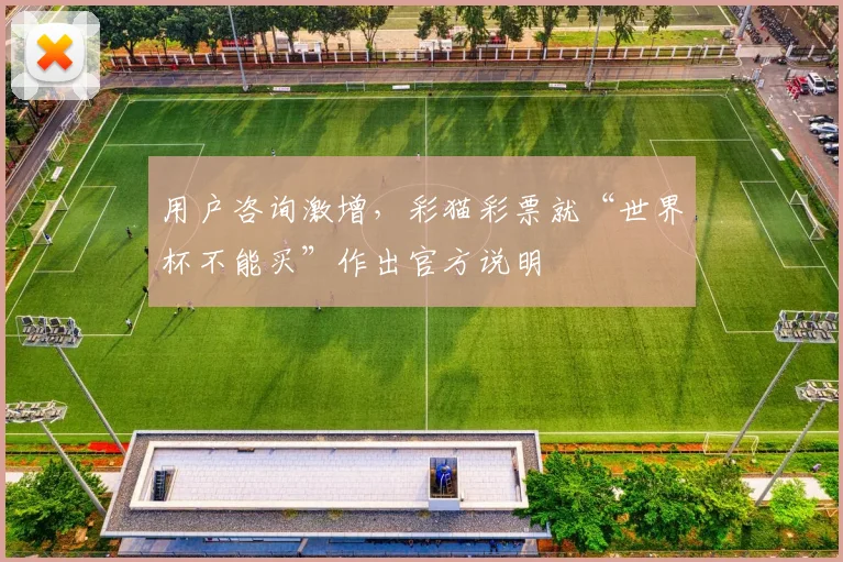 用户咨询激增，彩猫彩票就“世界杯不能买”作出官方说明